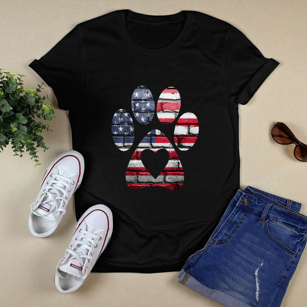 Patriotic-Dog-Paw-Great-for-4th-of-July-3-T-Shirt